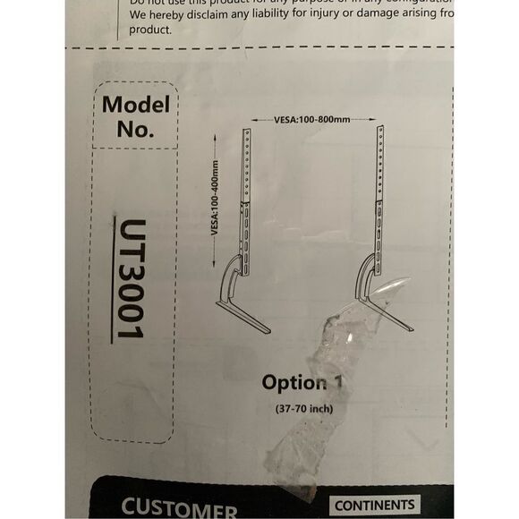 Tv stand 30-70 inches - Picture 2 of 3